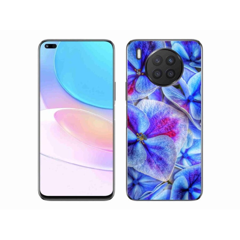 Zselés tok mmCase a Honor 50 Lite készülékhez - kék virágok 1