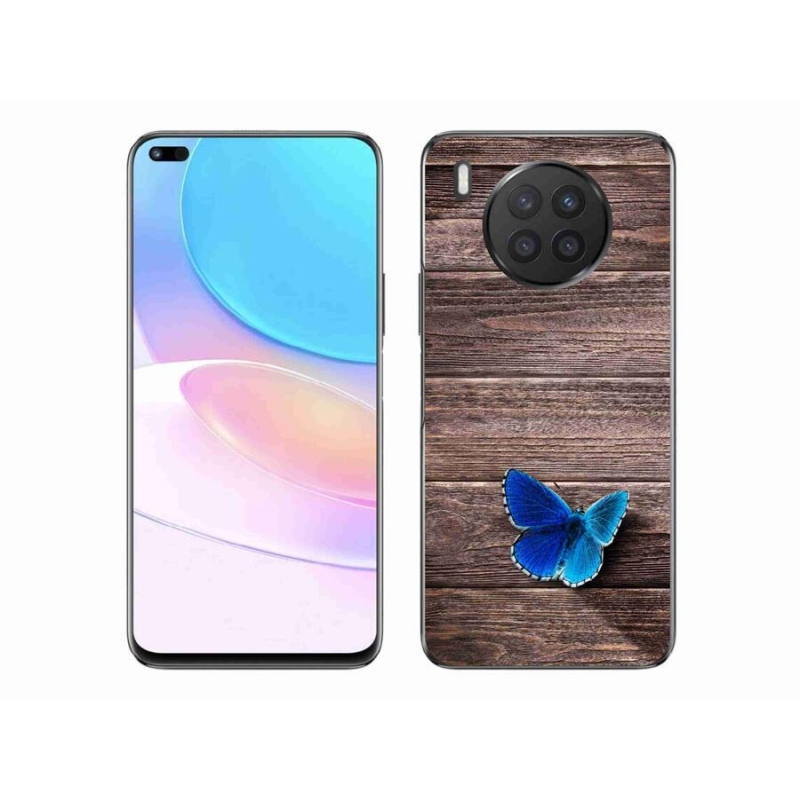 Zselés borító mmCase a Honor 50 Lite-hoz - kék pillangó 1