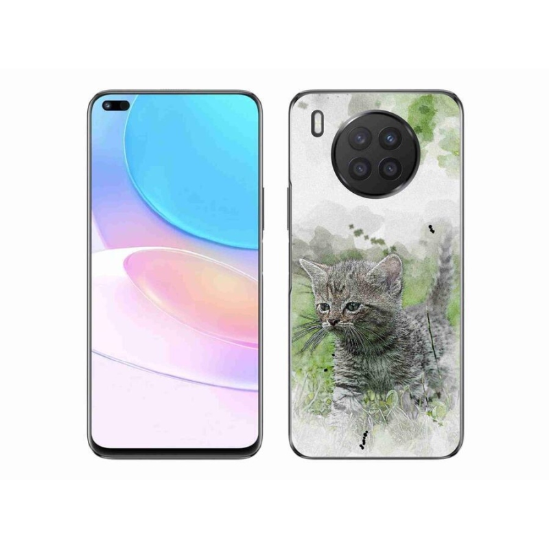 Gél borító mmCase a Honor 50 Lite készülékhez - aranyos cica 1