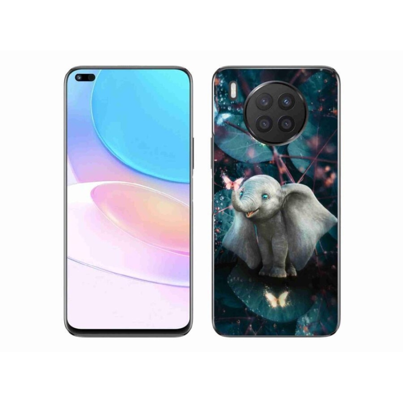 Zselés borítás mmCase a Honor 50 Lite készülékhez - aranyos elefánt