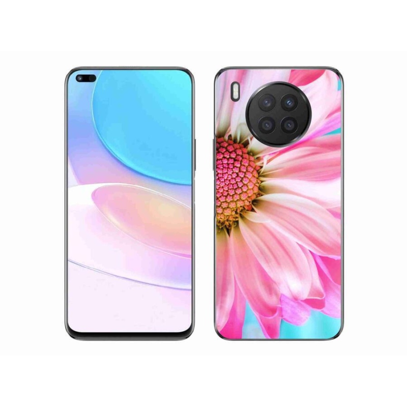 Zselés tok mmCase a Honor 50 Lite készülékhez - rózsaszín virág
