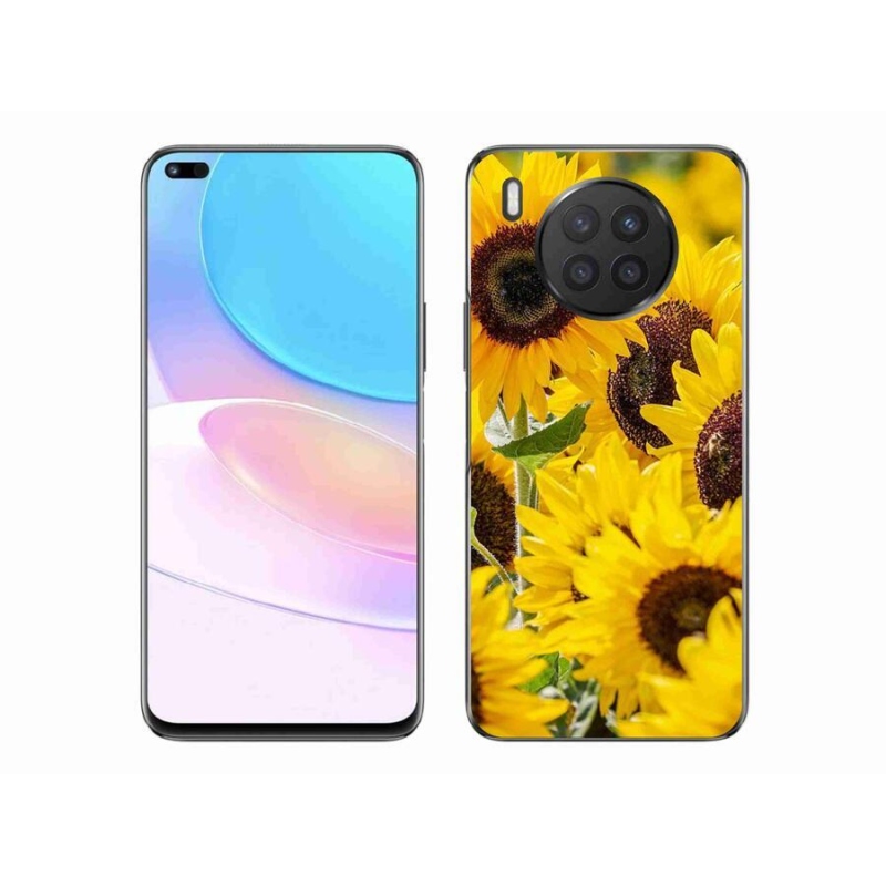 Zselés tok mmCase a Honor 50 Lite készülékhez - Napraforgó