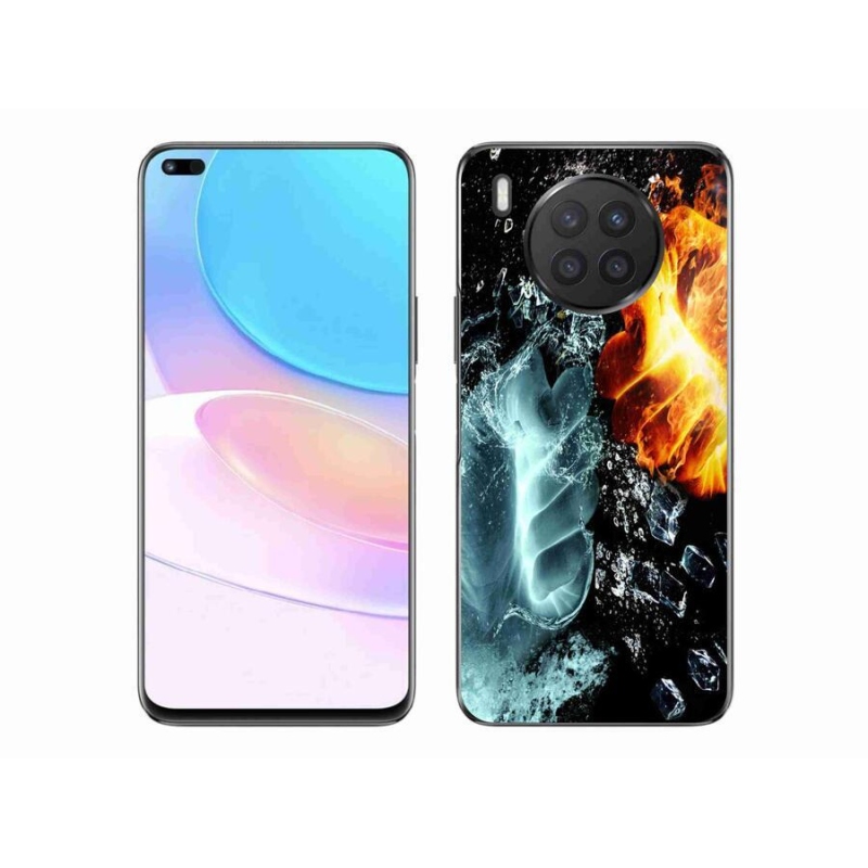 Zselés borítás mmCase a Honor 50 Lite-hoz - víz és tűz