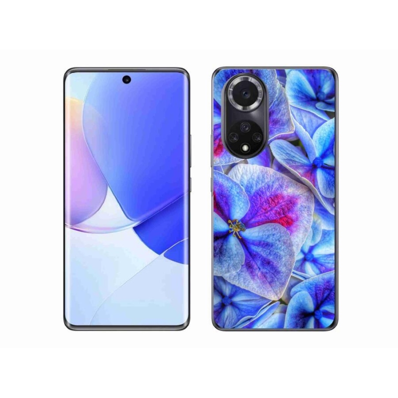 Gélfedő mmCase a Honor 50-hez - kék virágok 1