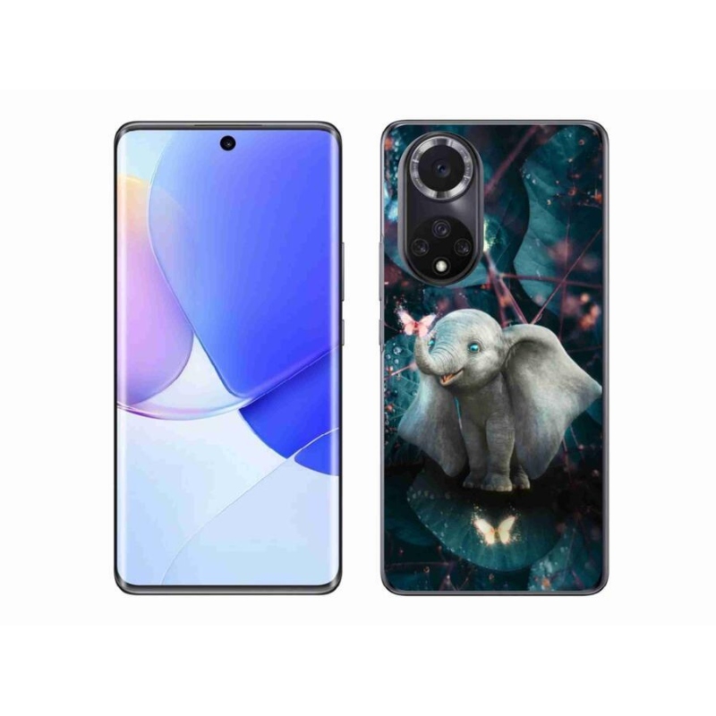 Zselés borító mmCase a Honor 50 készülékhez - aranyos elefánt