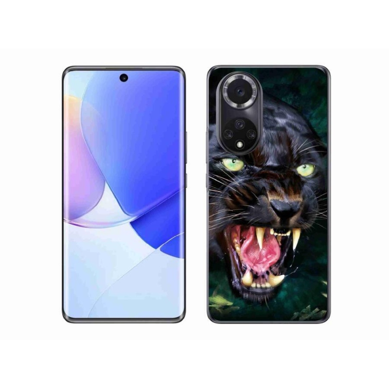 Zselés borítás mmCase a Honor 50-hez - dühös fekete párduc