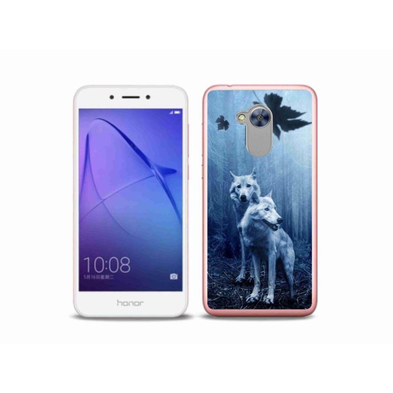 Zselés borítás mmCase a Honor 6A számára - farkasok az erdőben