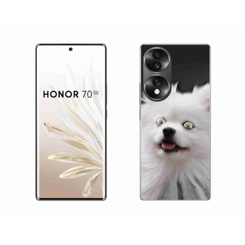 Gélfedél mmCase Honor 70 - fehér hegyhez