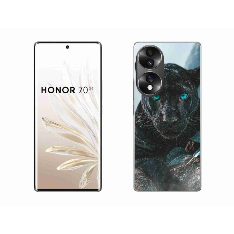 Zselés borítás mmCase a Honor 70-hez - fekete párduc