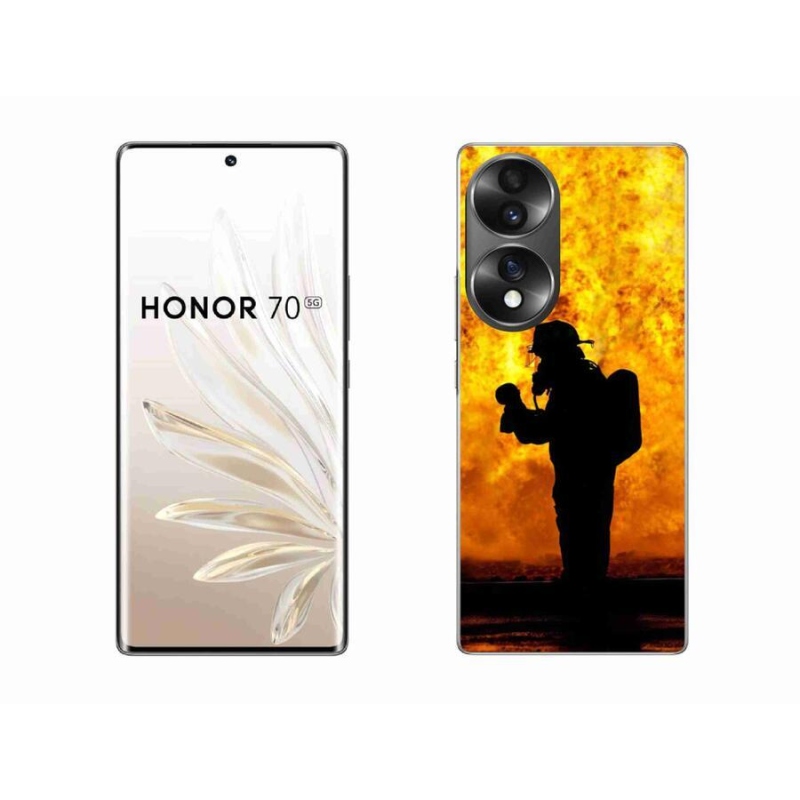Zselés borítás mmCase a Honor 70 - tűzoltó számára