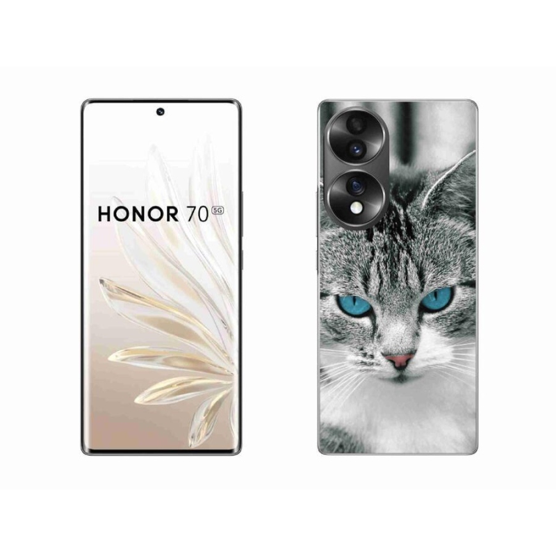 Zselés borító mmCase a Honor 70-hez - cat view 1