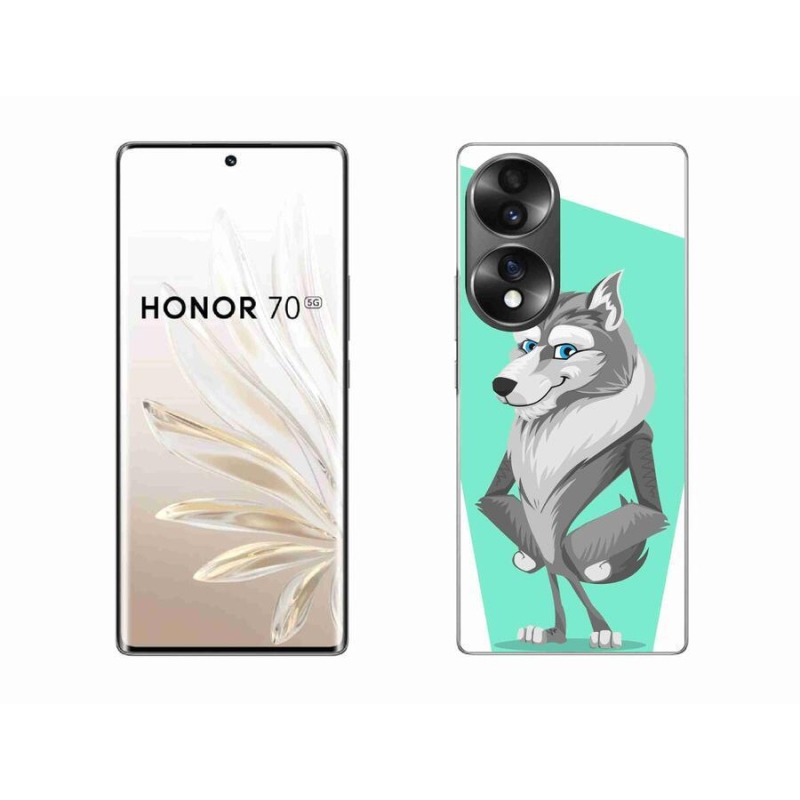 Zselés borítás mmCase a Honor 70-hez - rajzfilm farkas