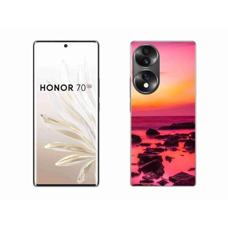Zselés borítás mmCase a Honor 70 készülékhez - tenger és ragyogás