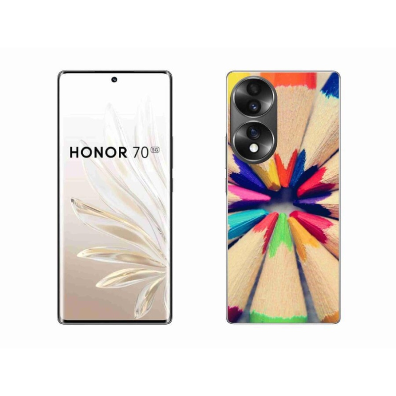 Zselés borító mmCase a Honor 70 - zsírkrétákhoz