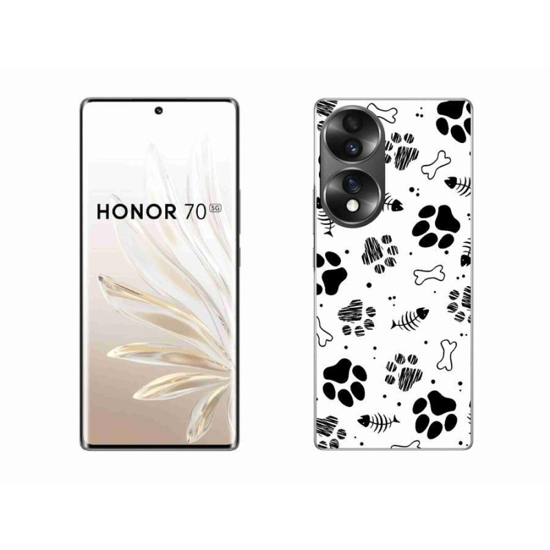 Zselés borítás mmCase a Honor 70 - kutyamancsokhoz 1