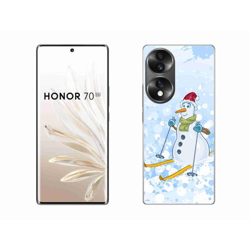 Zselés borítás mmCase a Honor 70-hez - hóember
