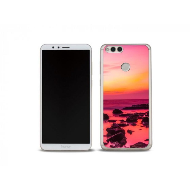 Zselés borítás mmCase a Honor 7X-hez - tenger és ragyogás