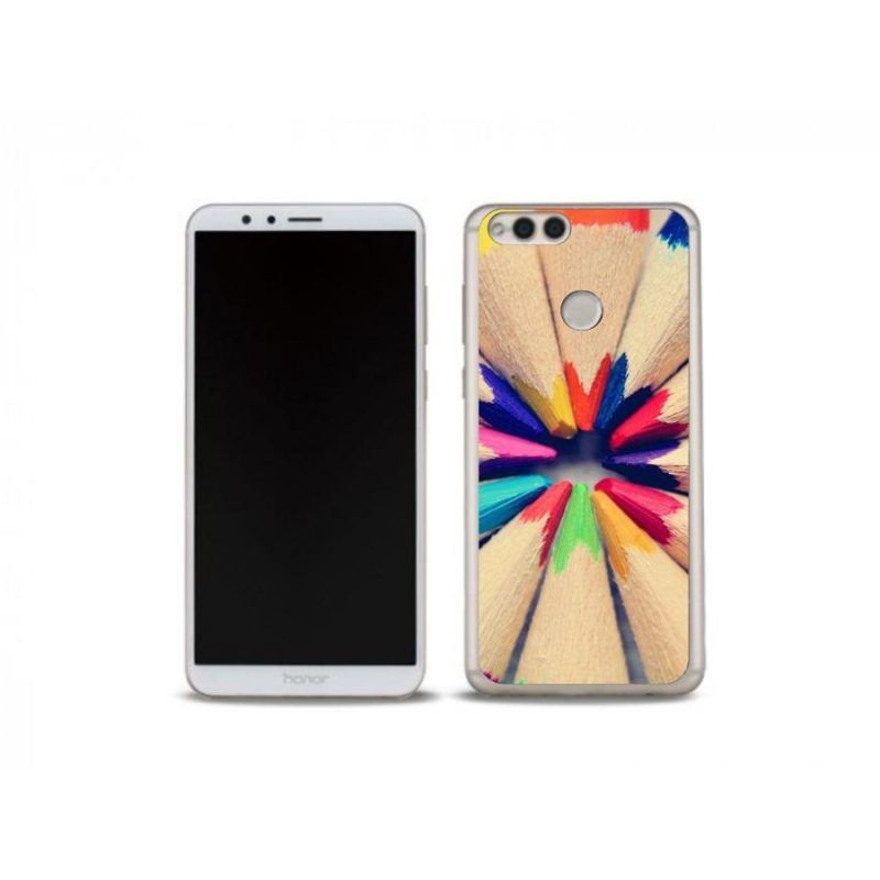 Zselés borító mmCase a Honor 7X-hez - zsírkréták