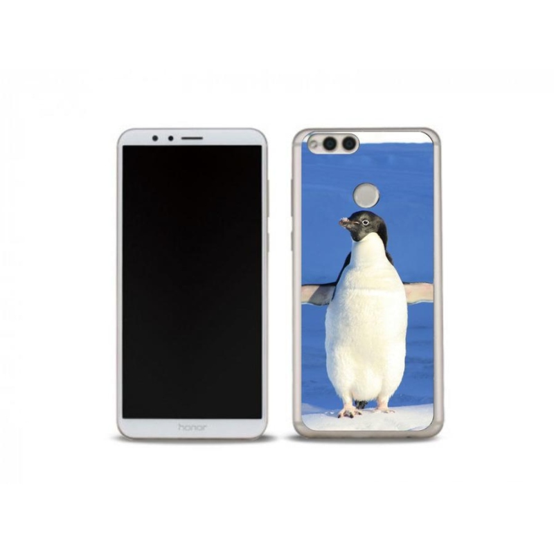 Zselés borítás mmCase a Honor 7X készülékhez - pingvin