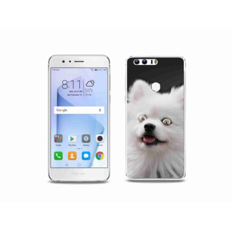 Zselés borítás mmCase a Honor 8-hoz - fehér tipp
