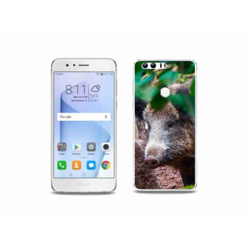 Zselés borítás mmCase a Honor 8-hoz - vaddisznó