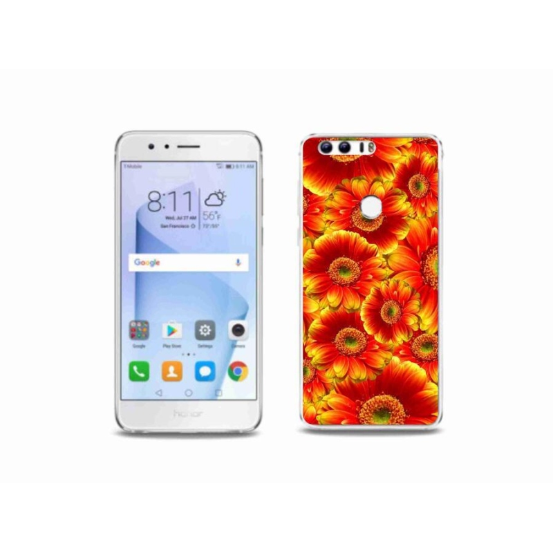 Zselés borítás mmCase a Honor 8-hoz - gerbera 1
