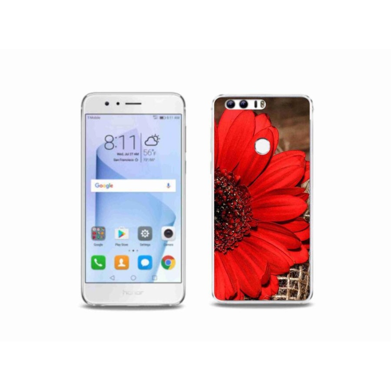 Gél borítás mmCase a Honor 8-hoz - gerbera