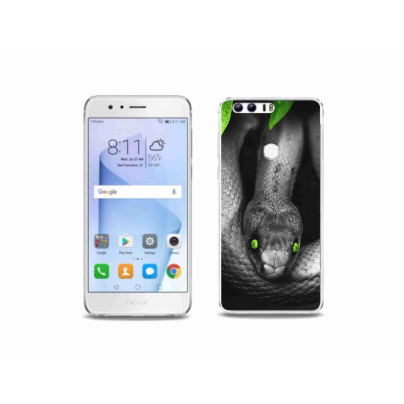 Zselés borítás mmCase a Honor 8-hoz - kígyó