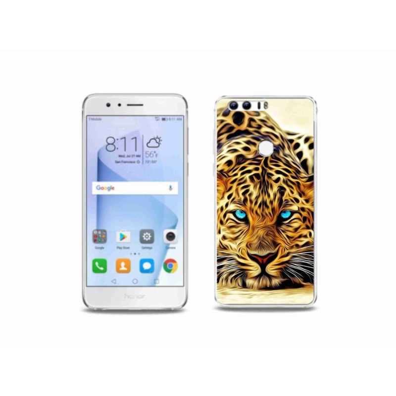 Gél borítás mmCase a Honor 8-hoz - rajzfilm tigris