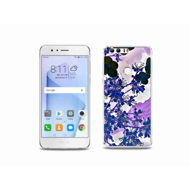 Zselés borítás mmCase a Honor 8-hoz - hortenzia virág