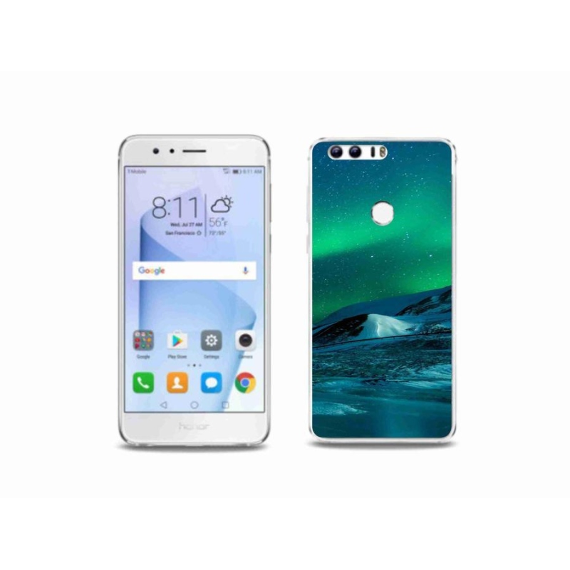 Gél borítás mmCase a Honor 8-hoz - sarki fény