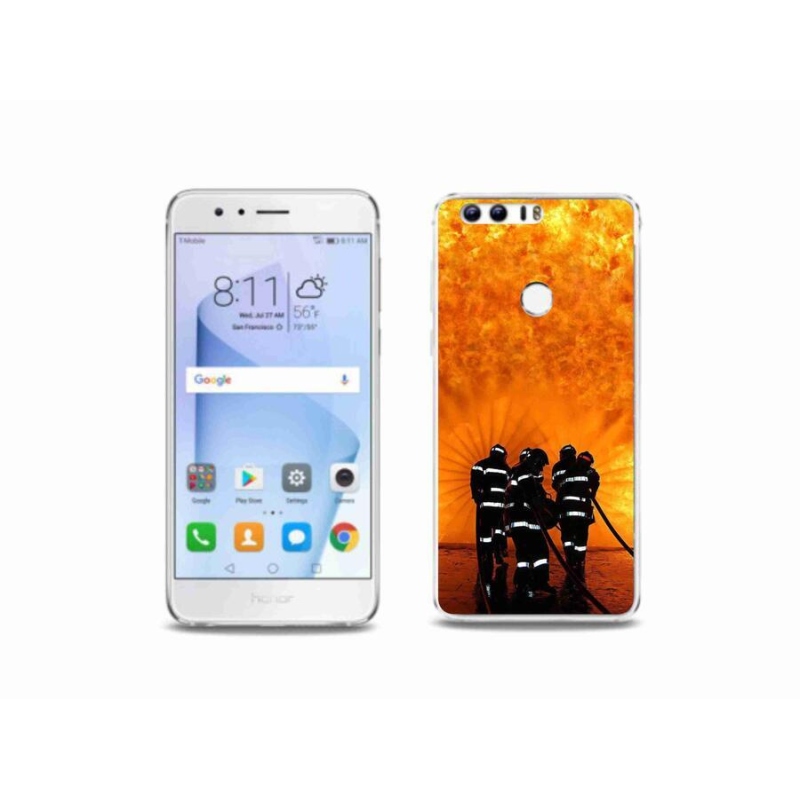 Gél borítás mmCase a Honor 8-hoz - tűz