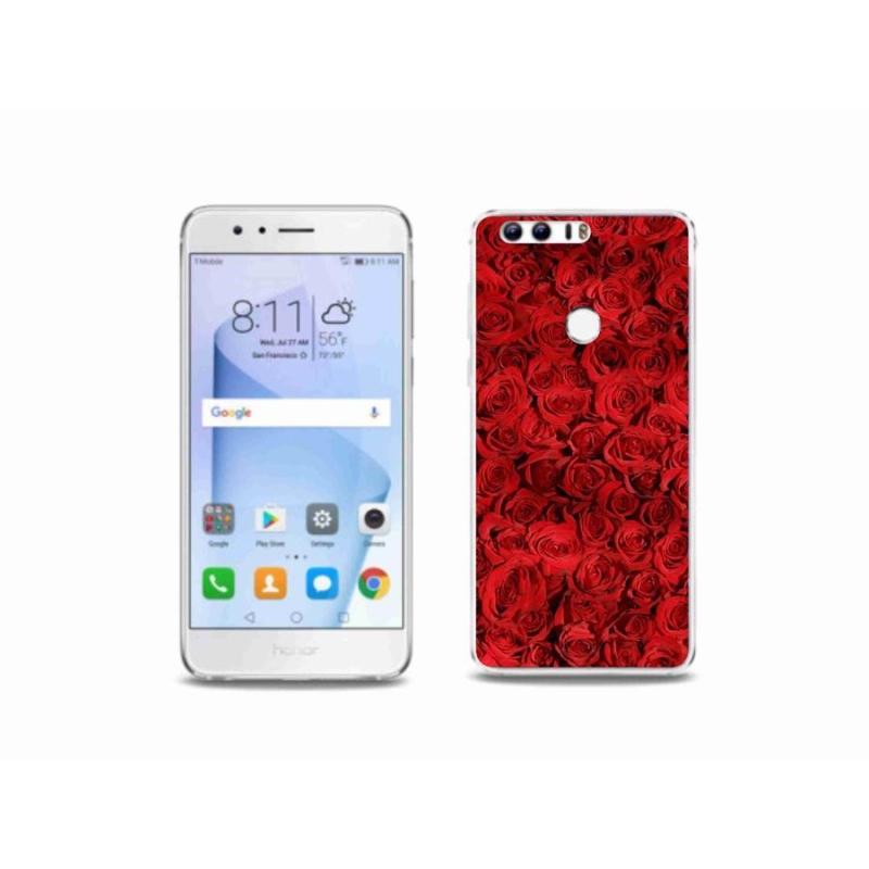 Zselés borítás mmCase a Honor 8-hoz - rózsaszínű