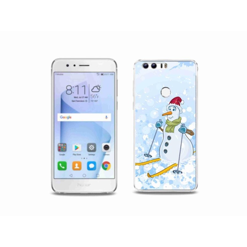 Zselés borítás mmCase a Honor 8-hoz - hóember
