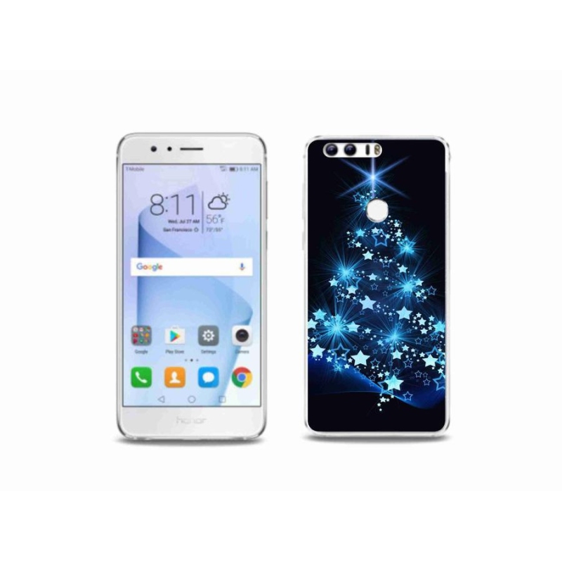 Gél borítás mmCase a Honor 8-hoz - Karácsonyfa