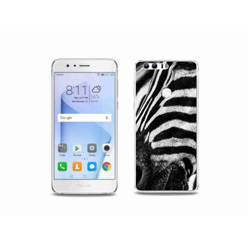 Zselés borítás mmCase a Honor 8-hoz - zebra