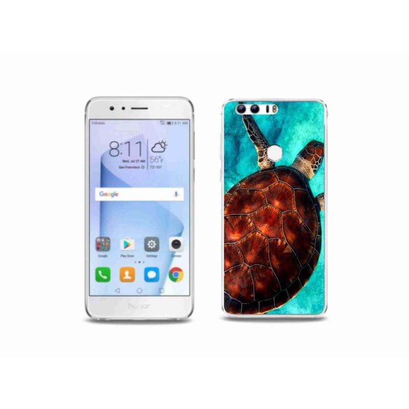Zselés borítás mmCase a Honor 8-hoz - teknősbéka