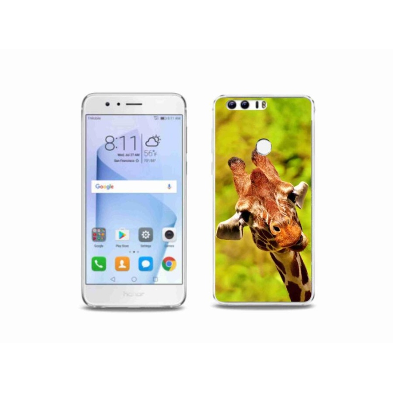 Zselés borítás mmCase a Honor 8-hoz - zsiráf