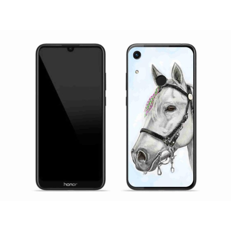 Zselés borítás mmCase a Honor 8A-hoz - fehér ló 1