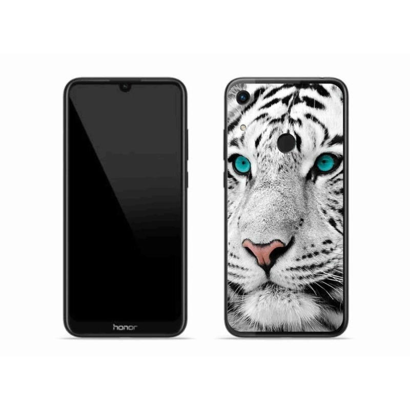 Zselés borítás mmCase a Honor 8A-hoz - fehér tigris