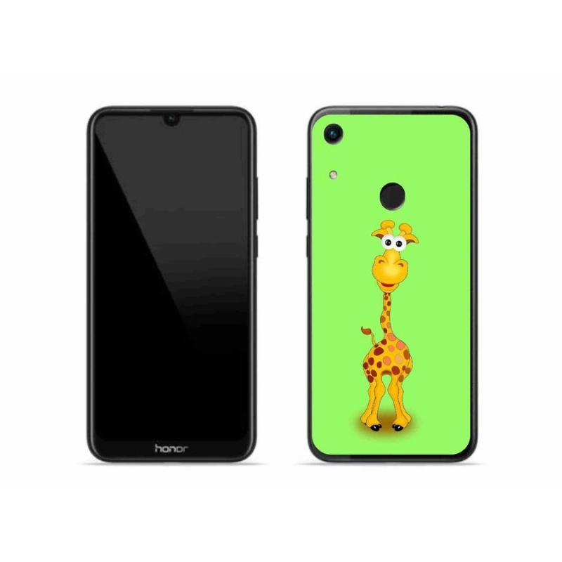 Gél borítás mmCase a Honor 8A számára - rajzfilm zsiráf