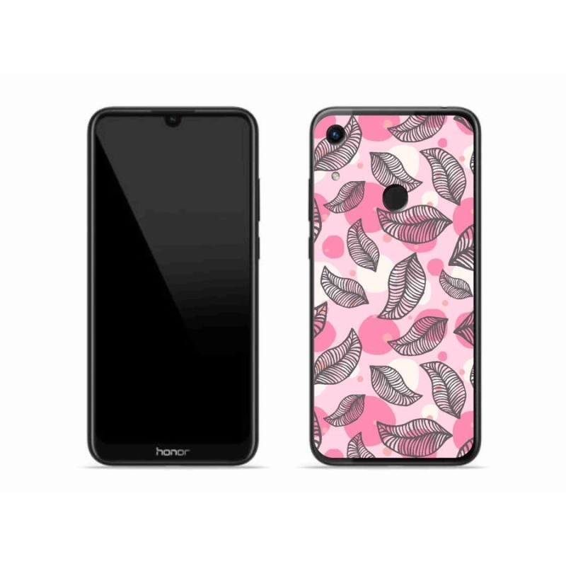 Gél borítás mmCase a Honor 8A számára - rajzfilmes hulló levelek