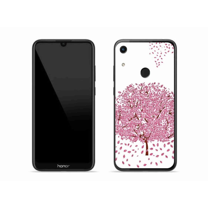 Gél borító mmCase a Honor 8A számára - rajzfilmfa levelekkel