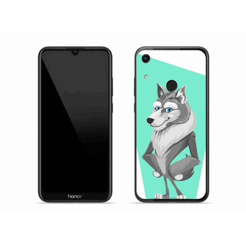 Gél borítás mmCase a Honor 8A számára - rajzfilm farkas