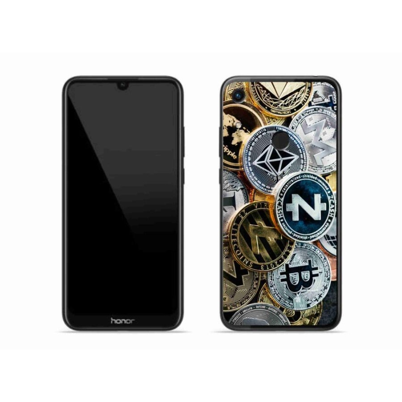 Gél borítás mmCase a Honor 8A számára - kriptovaluták