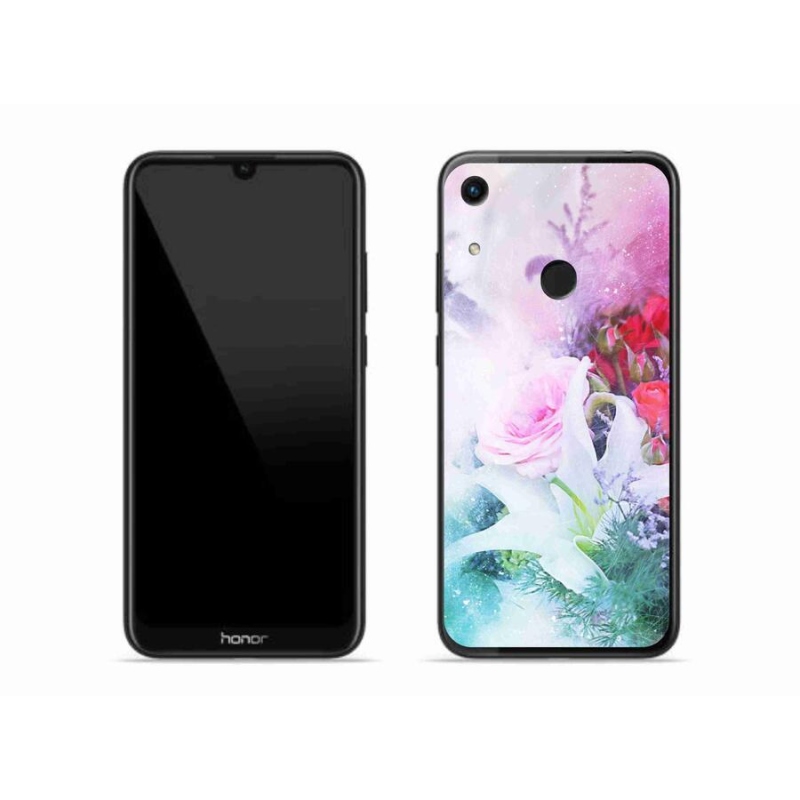 Zselés borítás mmCase a Honor 8A számára - virág 4