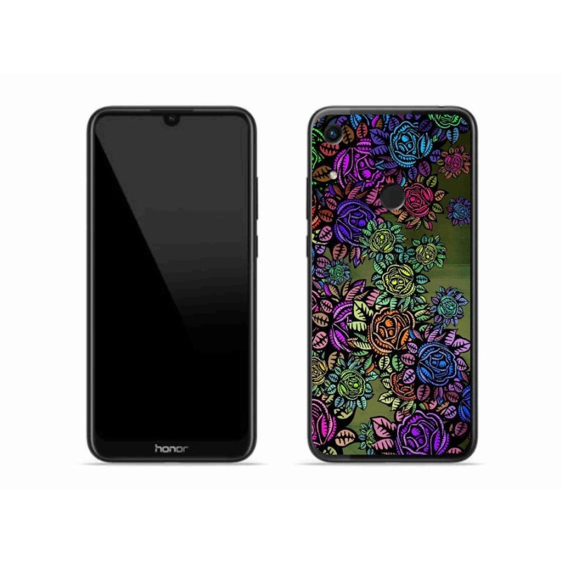 Zselés borítás mmCase a Honor 8A számára - virágok 6