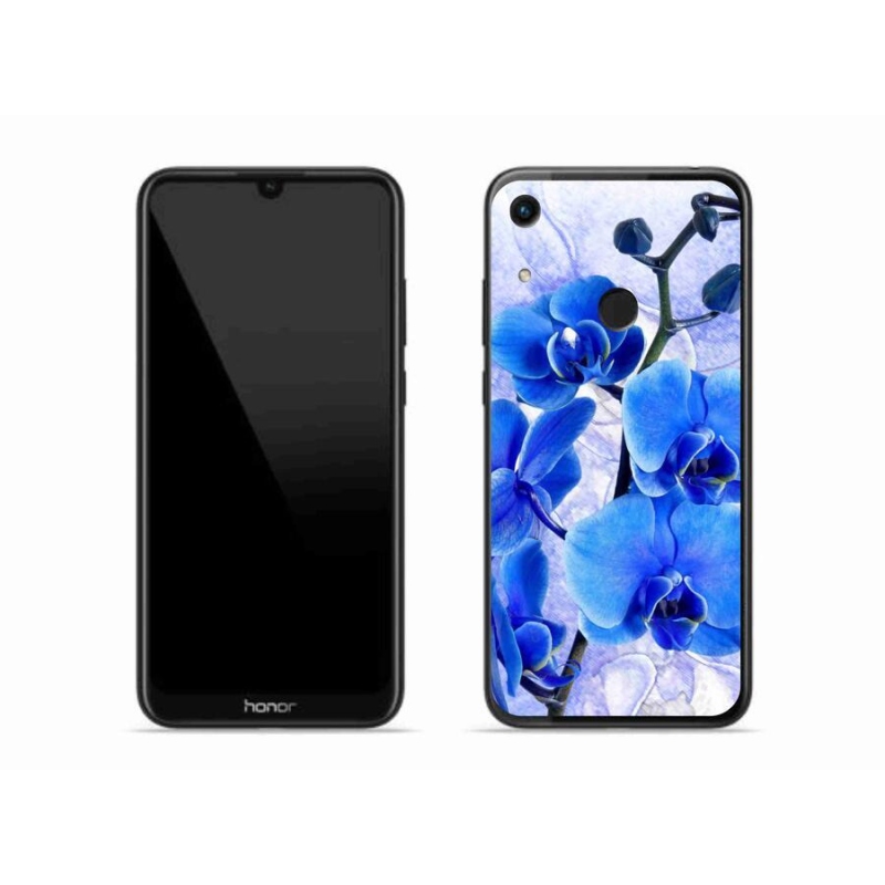 Zselés borítás mmCase a Honor 8A-hoz - kék virágok