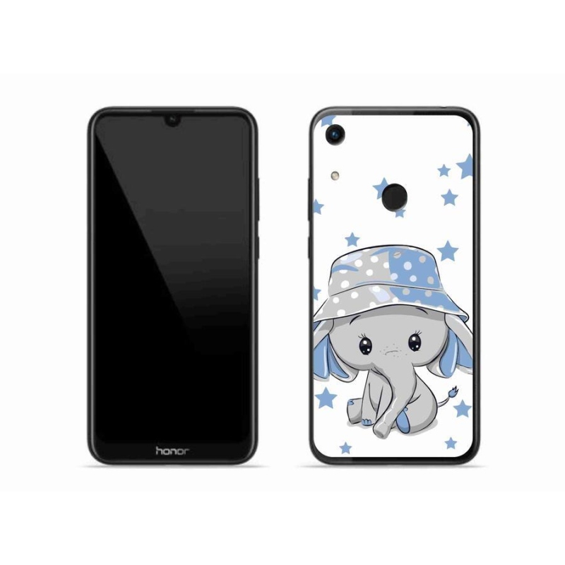 Zselés borítás mmCase a Honor 8A-hoz - kék elefánt