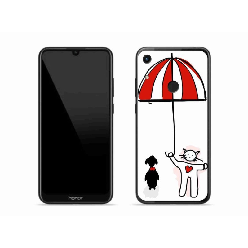 Zselés borítás mmCase a Honor 8A-hoz - kutya és macska